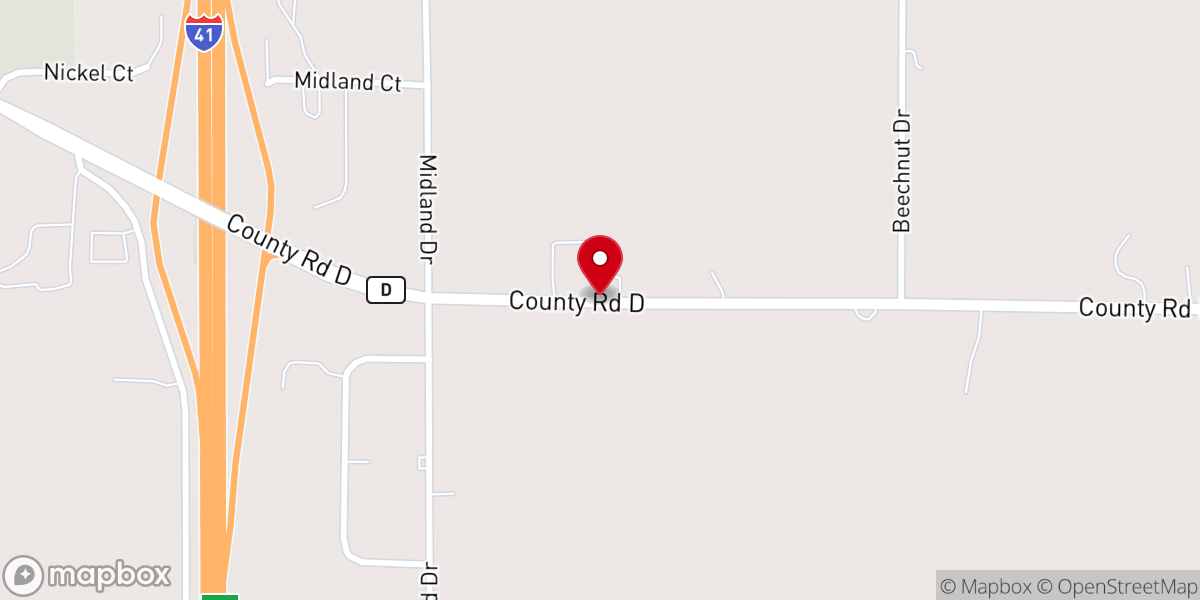 Map showing location of Zion Lutheran Church