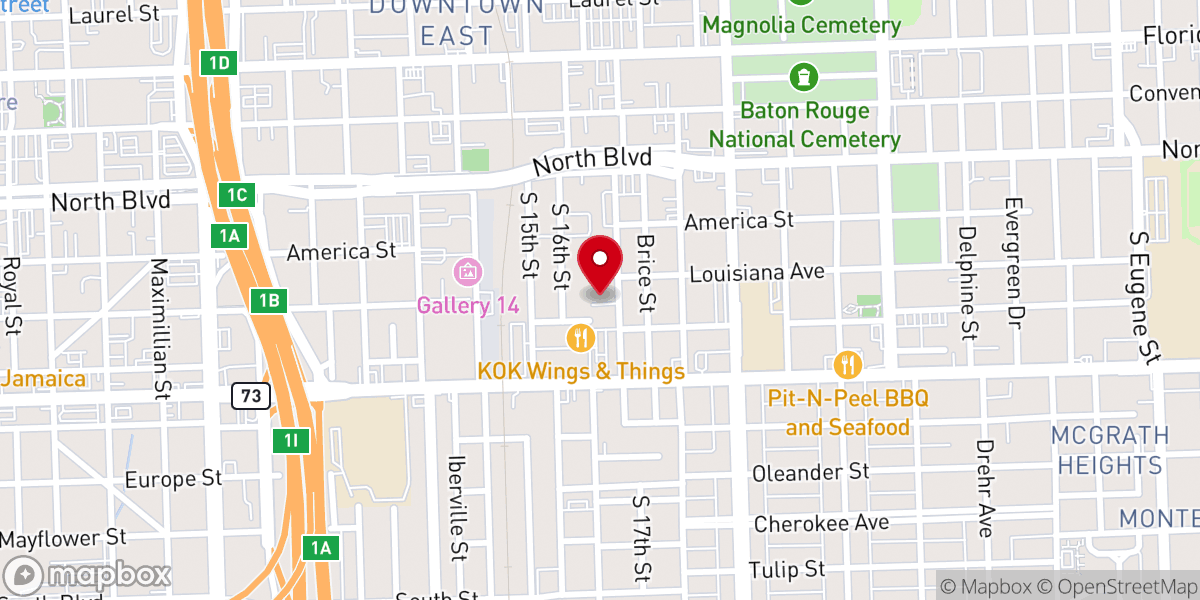 Map showing location of House of Prayer