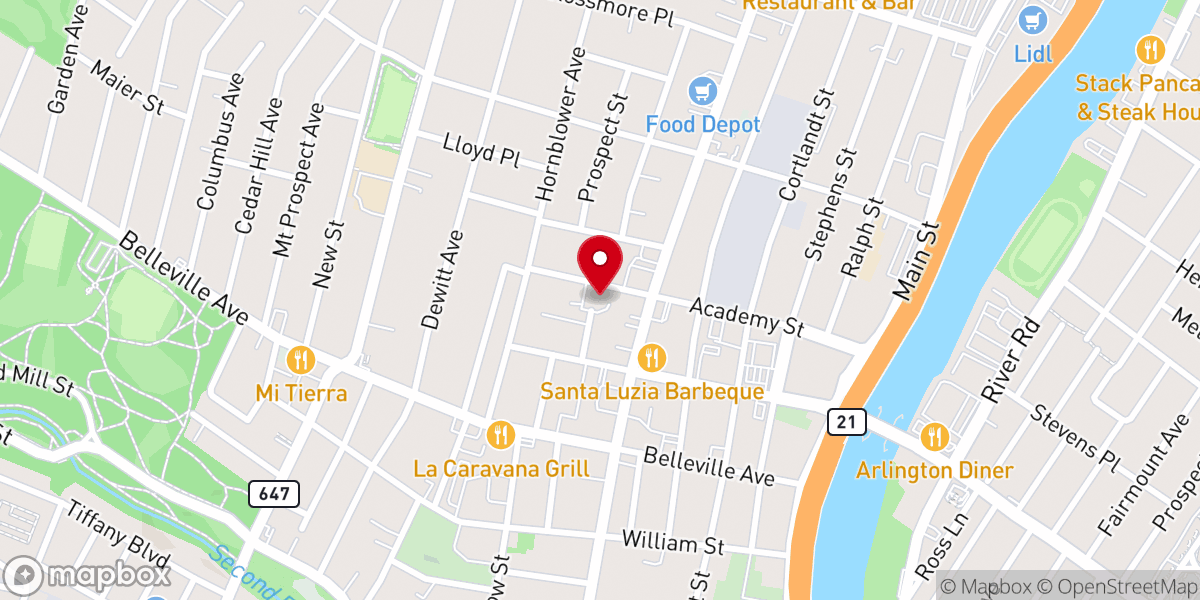 Map showing location of St. Mary & St. Mercurius Coptic Orthodox Church
