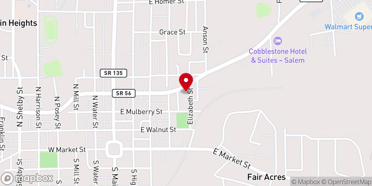 Map showing location of Truth Apostolic Church