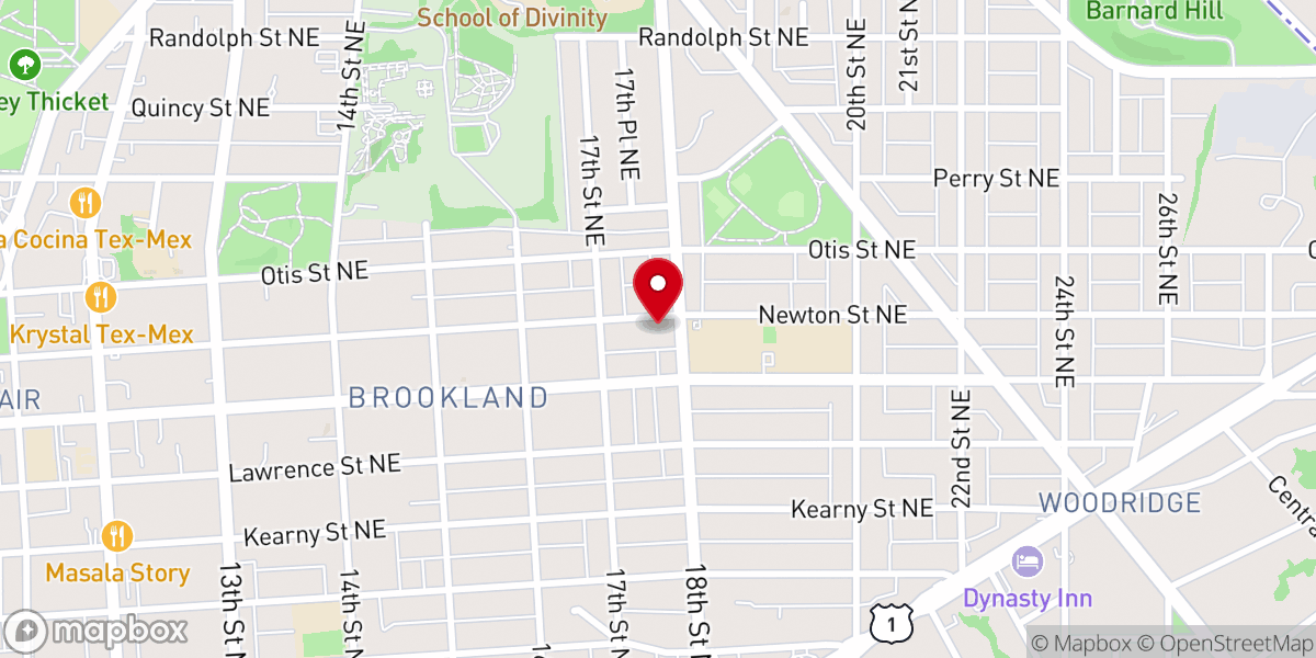 Map showing location of Resurrection Church of God in Christ