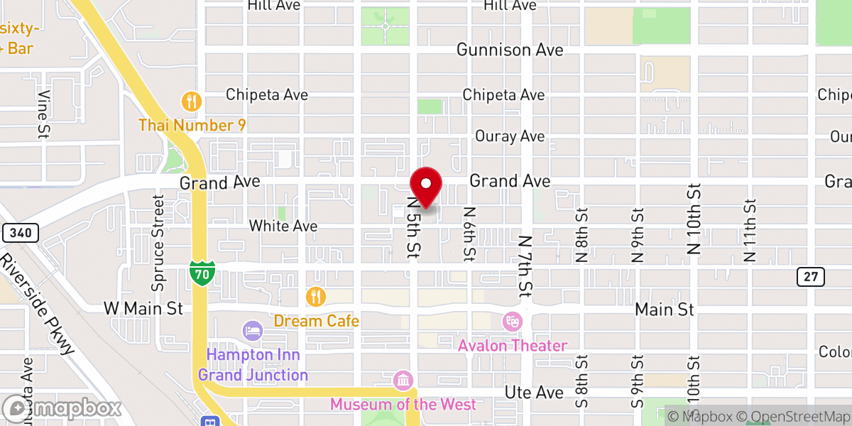 Map showing location of First United Methodist Church
