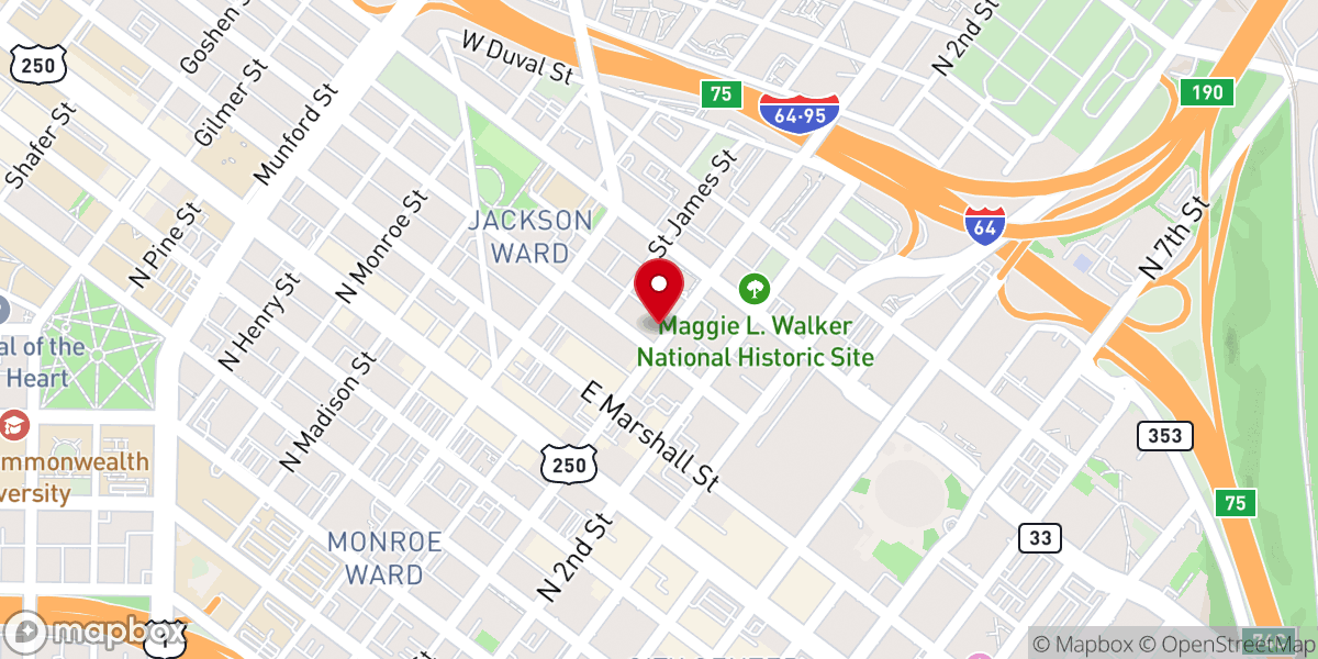 Map showing location of Refuge Temple Assembly of Yahweh