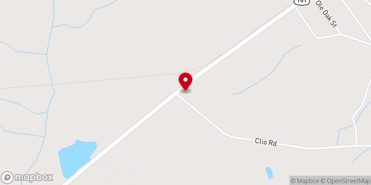 Map showing location of Carolina Baptist Association, Loris SC