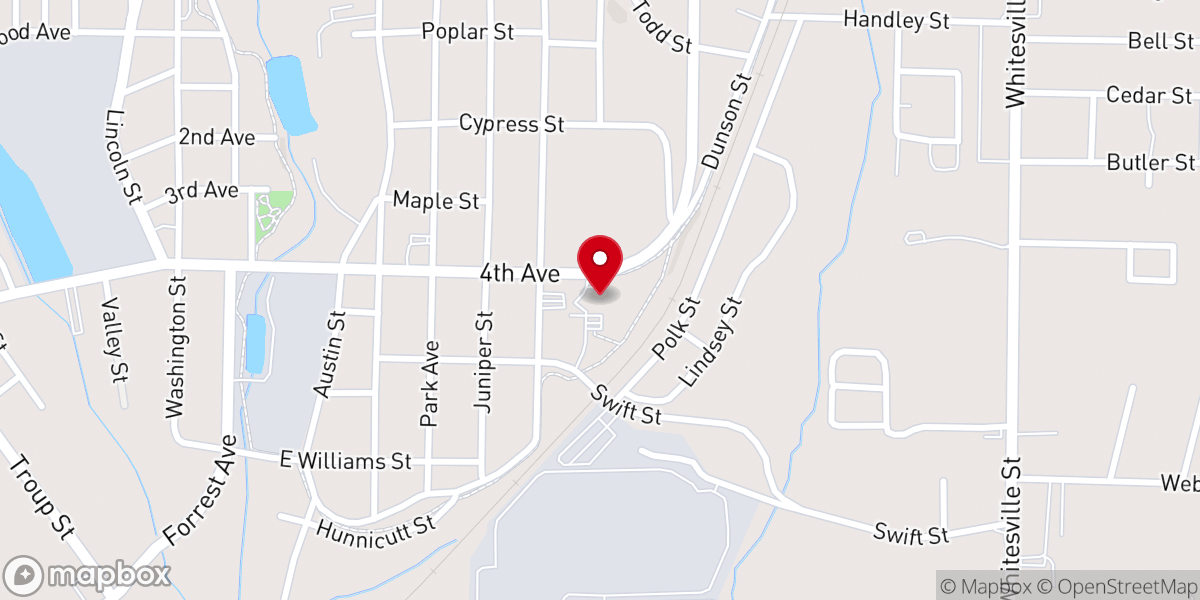 Map showing location of Lighthouse Church of Christ Inc