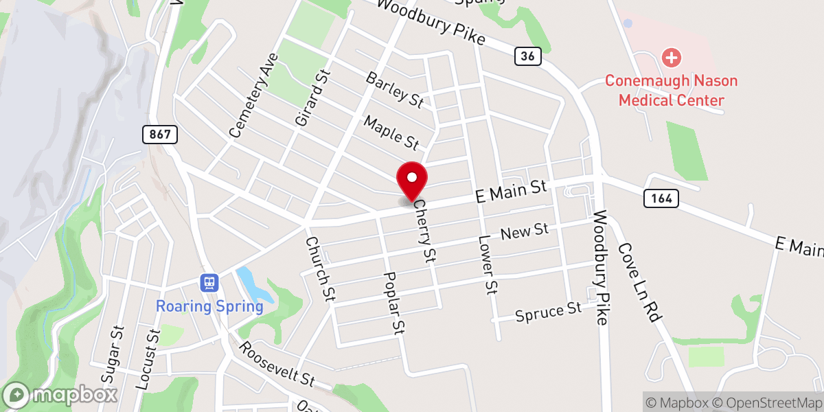 Map showing location of Saint Thomas More Catholic Church