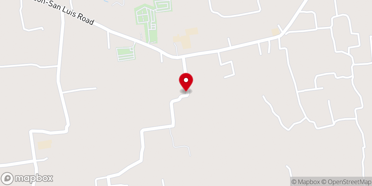 Map showing location of Calumpang Baptist Church