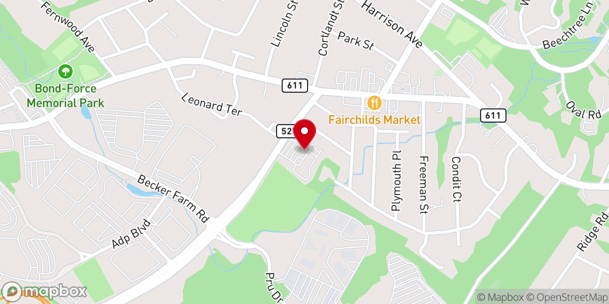 Map showing location of Our Lady of the Blessed Sacrament Roman Catholic Church