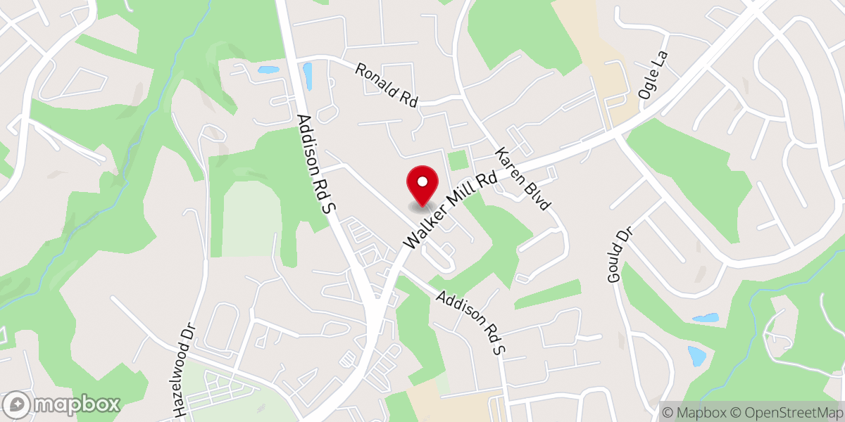 Map showing location of New Jerusalem Baptist Church of Columbia Park