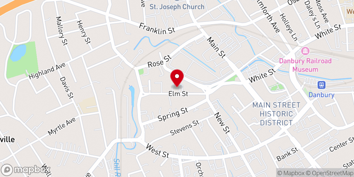 Map showing location of Trinity Christian Tabernacle