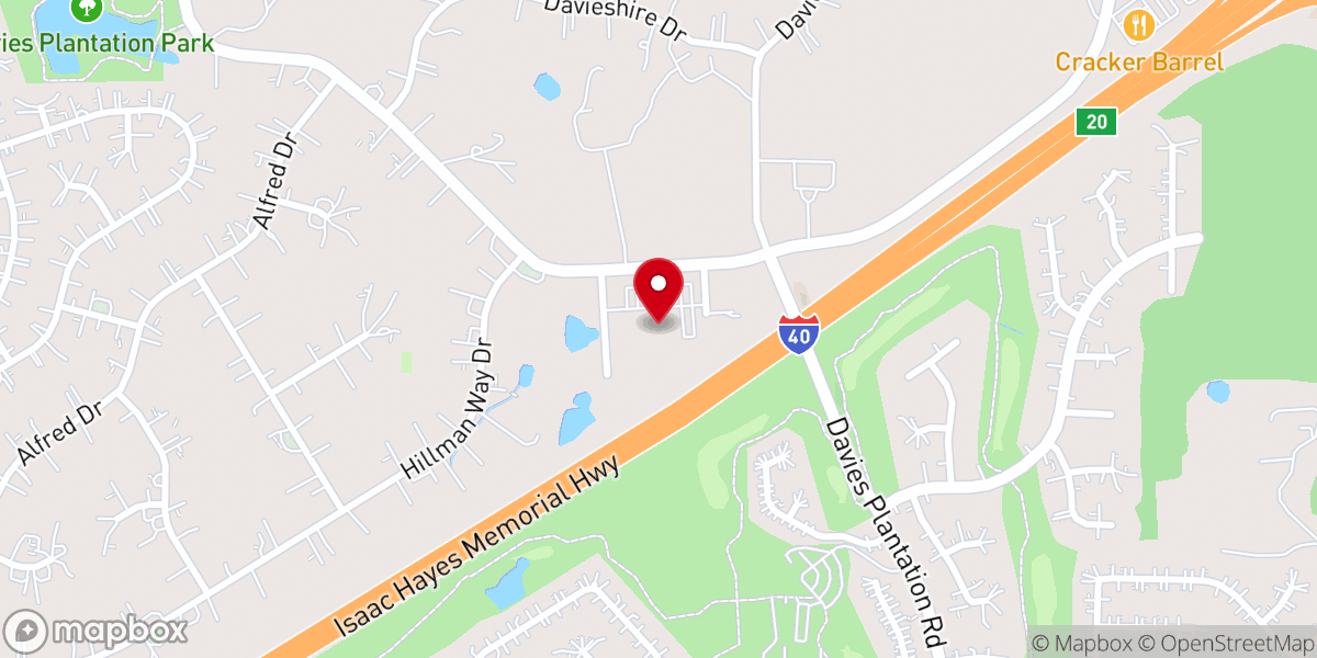 Map showing location of Christian Life Church