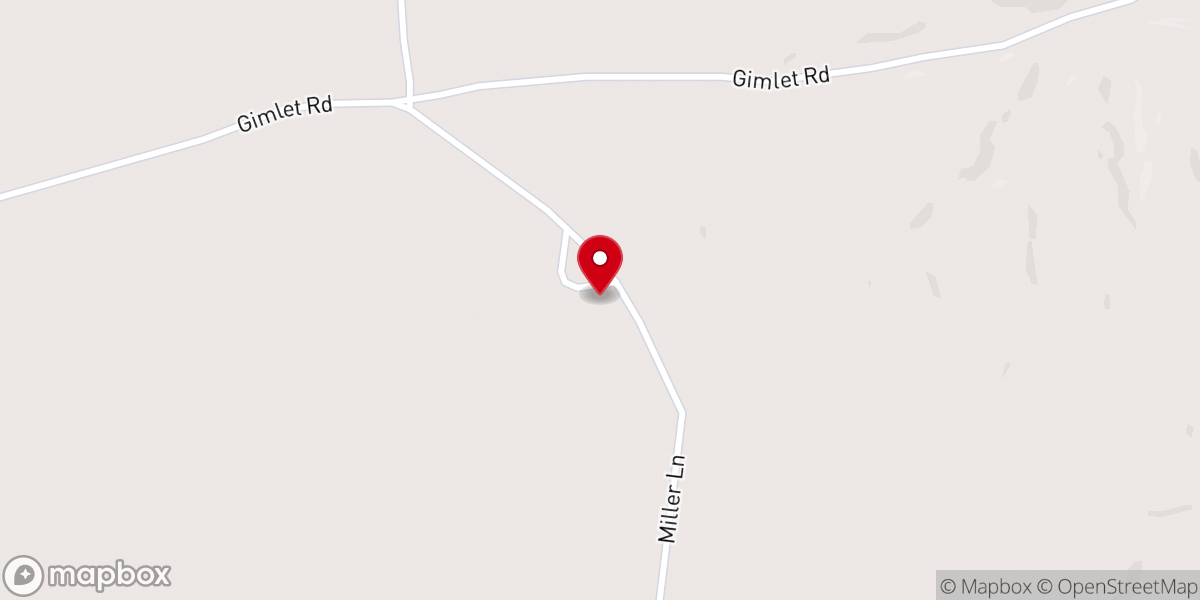 Map showing location of Cloverdale Church