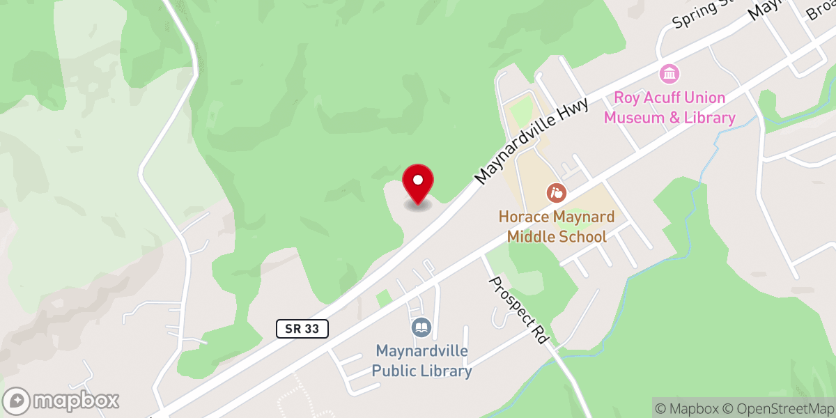 Map showing location of Journey Church