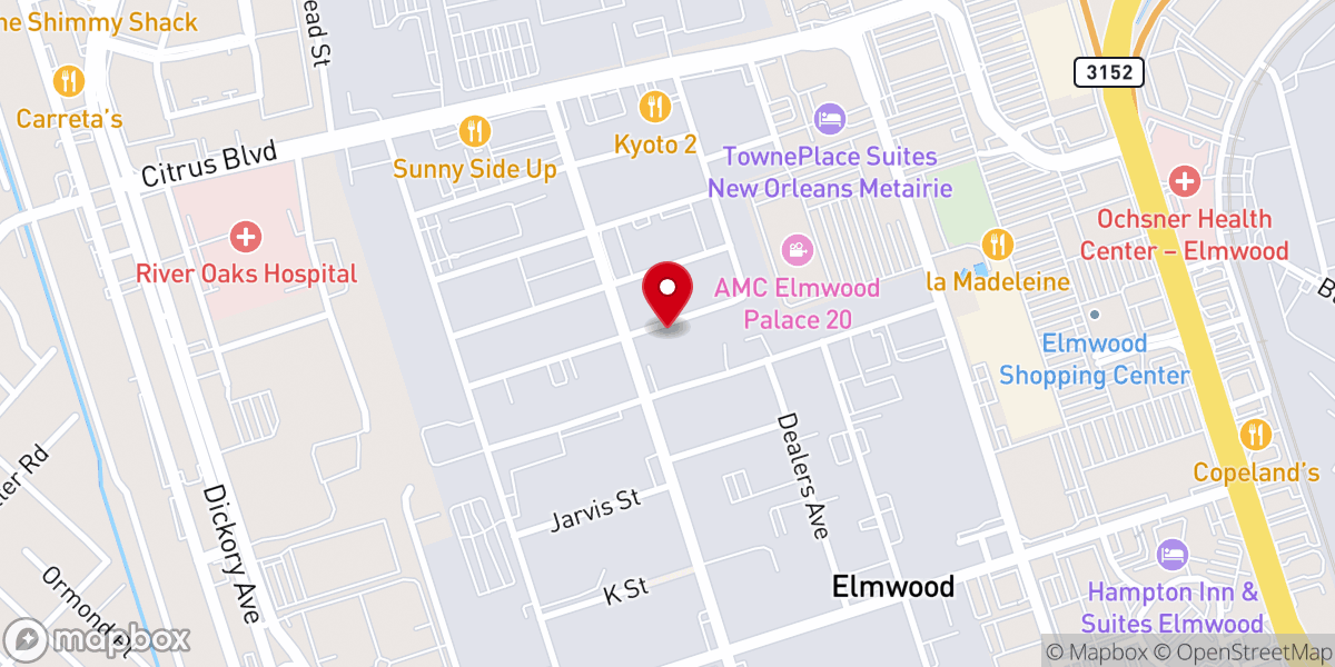 Map showing location of We Are Not Ashamed of the Gospel World Outreach Inc