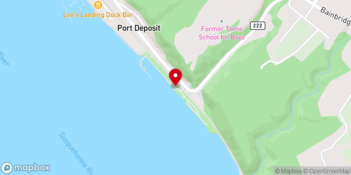 Map showing location of Marina Park