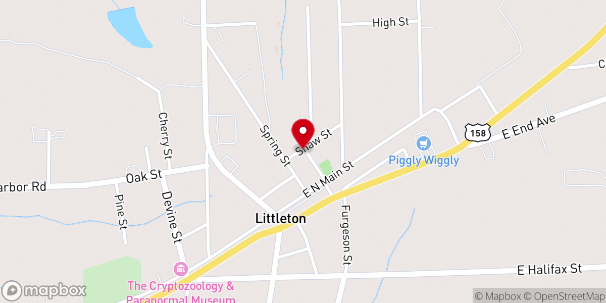 Map showing location of Helpful Hands & Heart