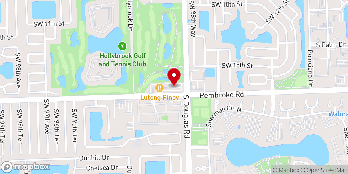 Map showing location of Cornerstone Christian Center