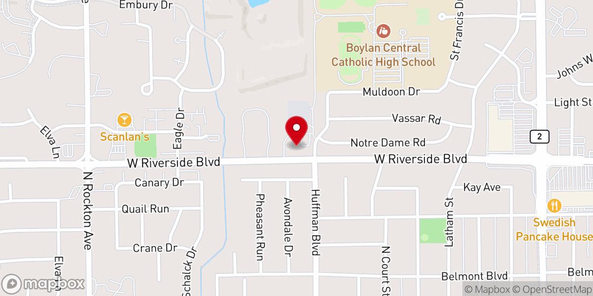 Map showing location of Liberty In The Spirit Church