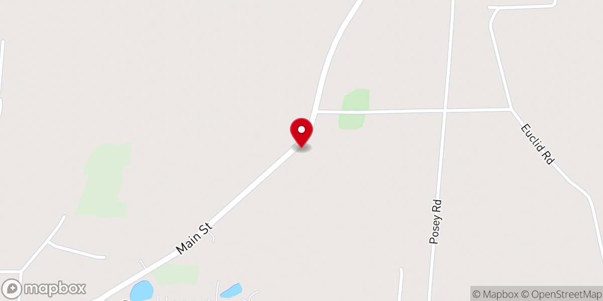 Map showing location of New Bethel Congregational Methodist Church