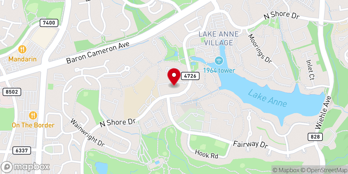 Map showing location of United Christian Parish