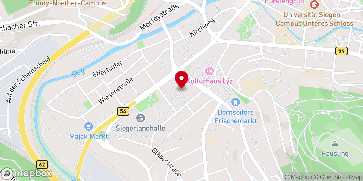 Map showing location of St. Peter und Paul