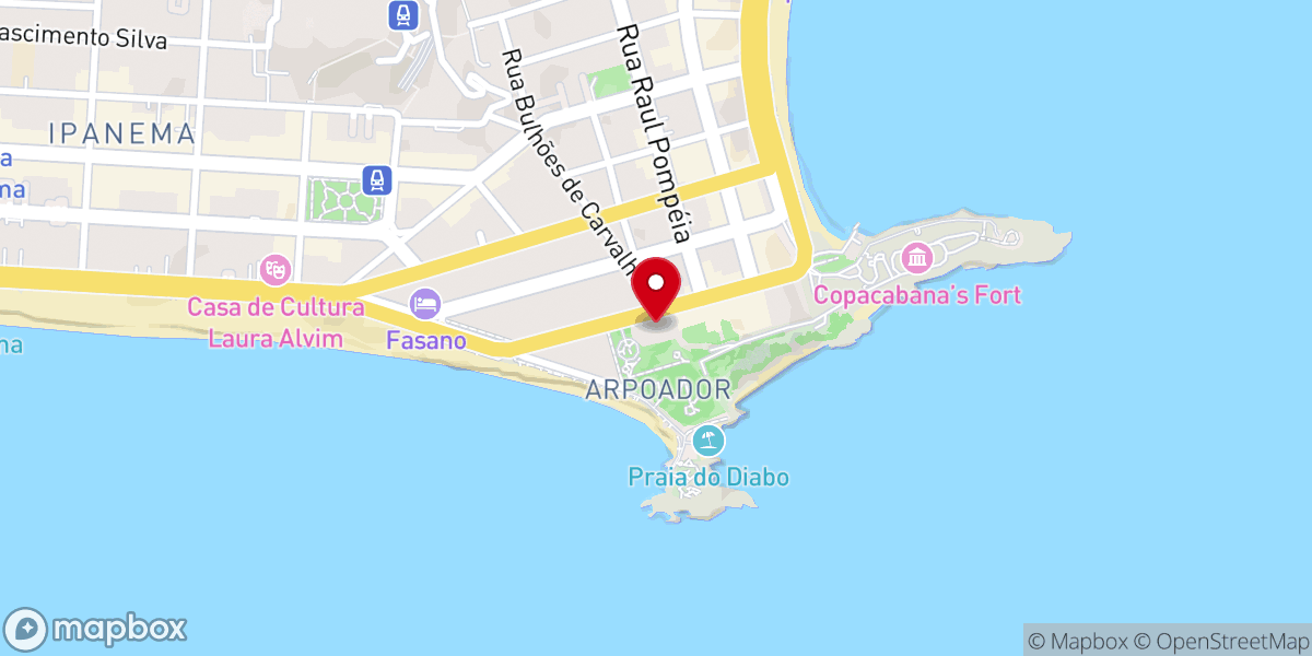 Map showing location of Paróquia da Ressurreição