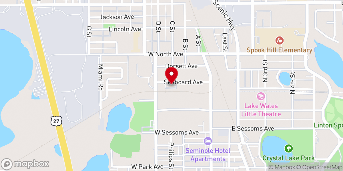 Map showing location of Bible Church of God
