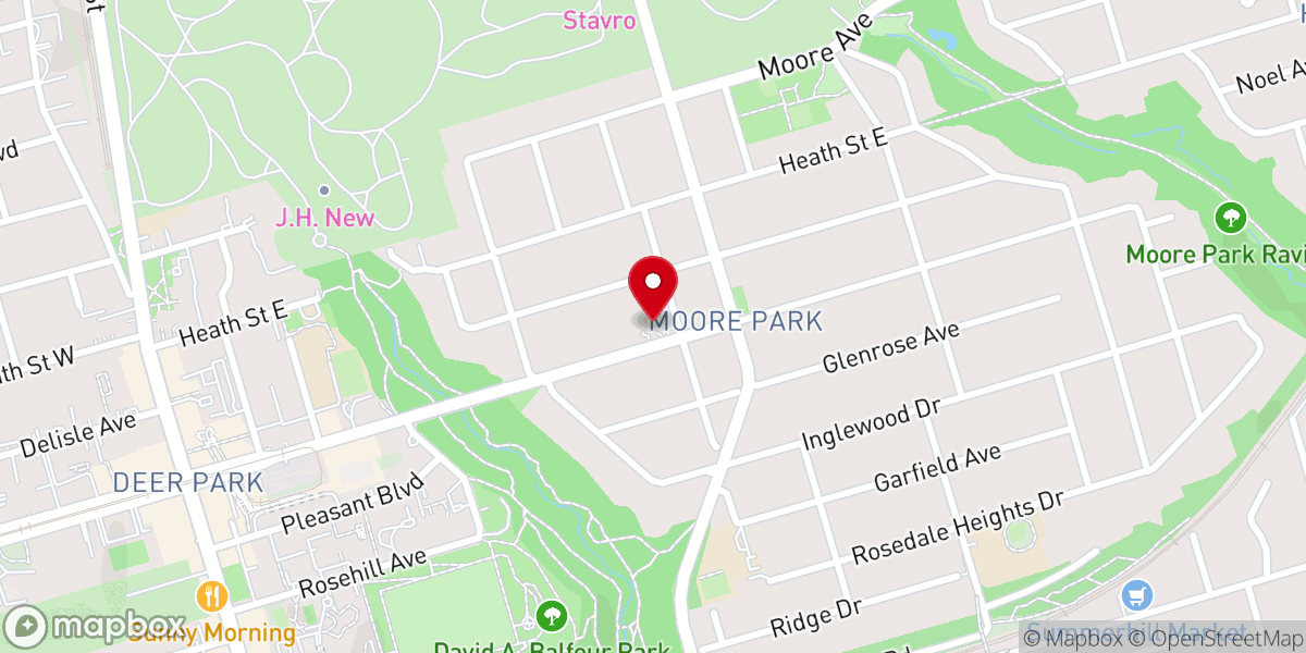 Map showing location of Our Lady of Perpetual Help