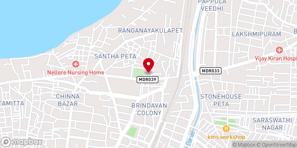 Map showing location of The Pentecostal Mission