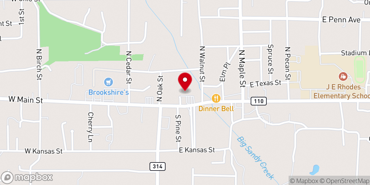 Map showing location of Connections Church