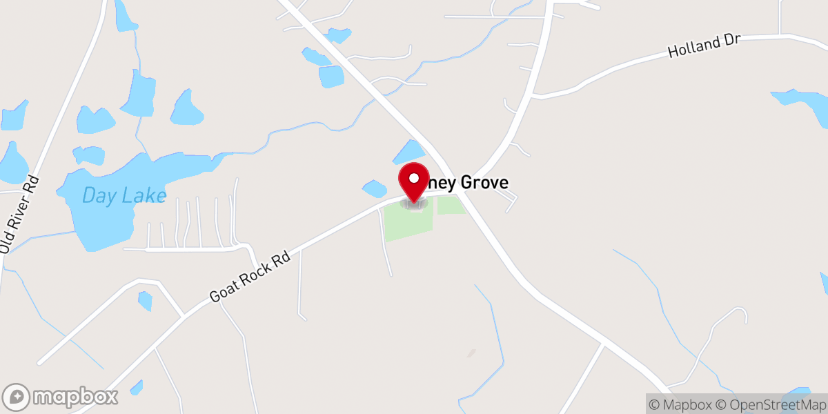 Map showing location of Prospect A.M.E. Church