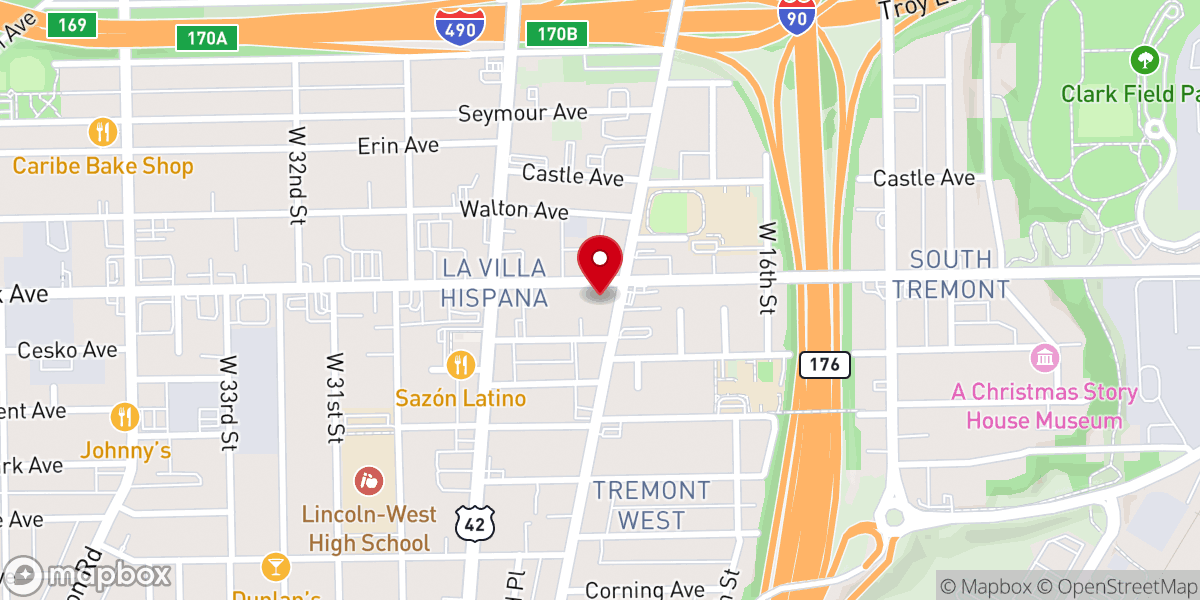 Map showing location of Archangel Crusade of Love