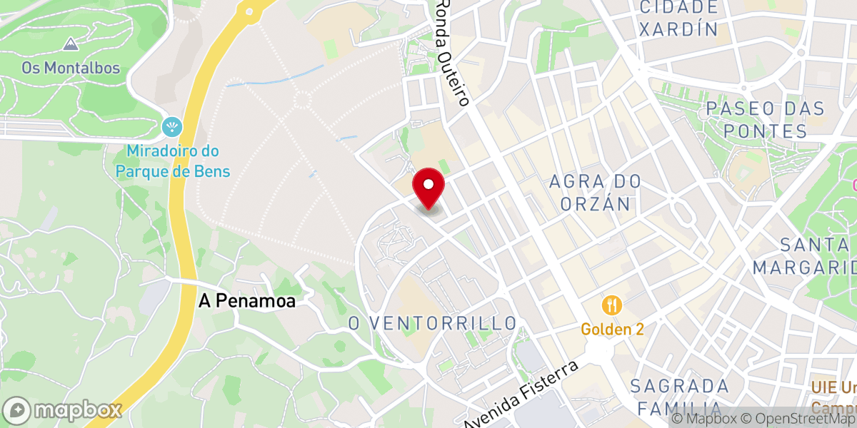 Map showing location of C. Monasterio de Caaveiro, 5, 1 E