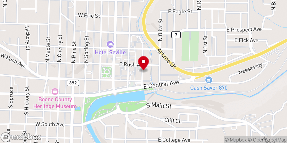 Map showing location of WellSpring Community