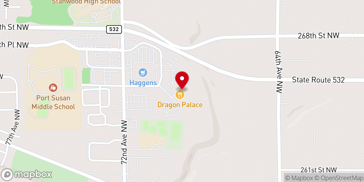 Map showing location of Emmaus Road Church