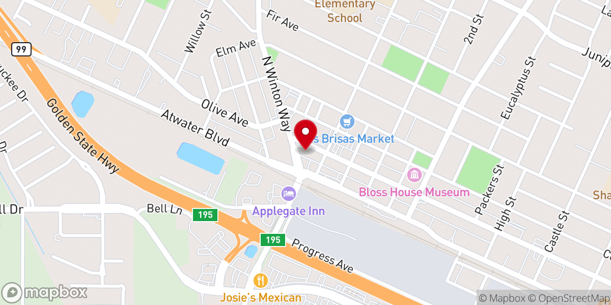 Map showing location of Expressions of Love