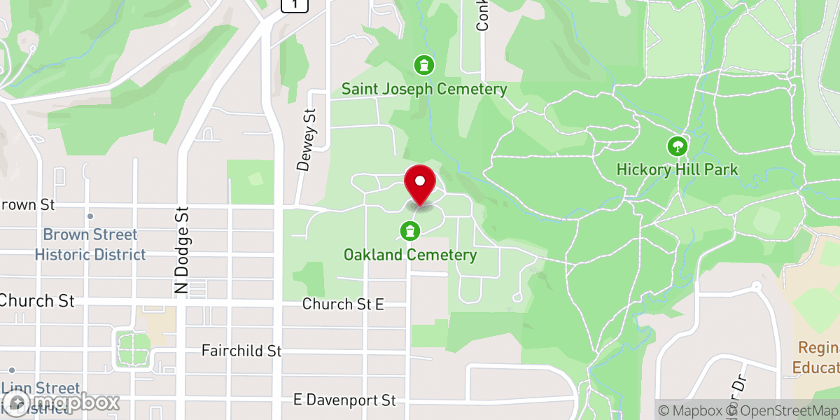 Map showing location of The Black Angel