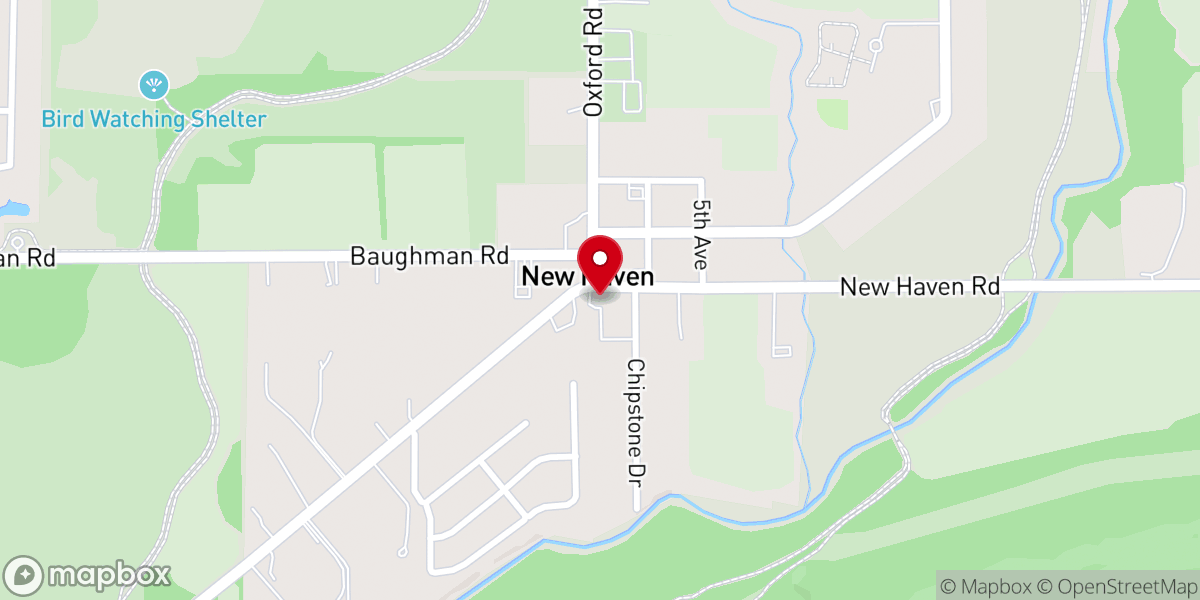Map showing location of Crossway Community Church