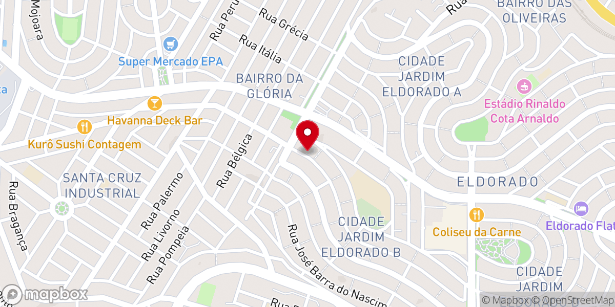 Map showing location of Santuário Nosso Senhor dos Passos