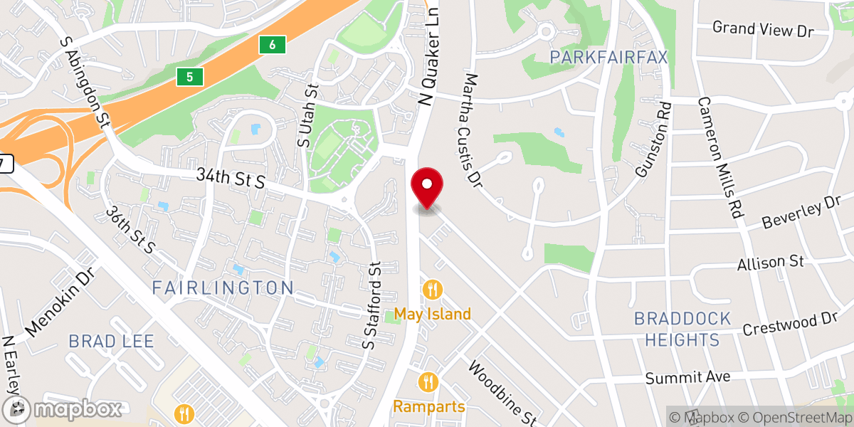 Map showing location of Saint Clement Episcopal Church