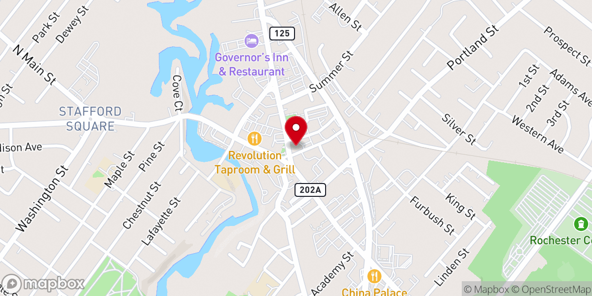 Map showing location of Grace Community Church