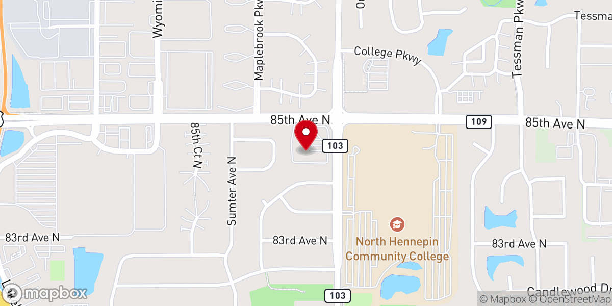 Map showing location of OMEGA FIRE MINISTRIES Minnesota