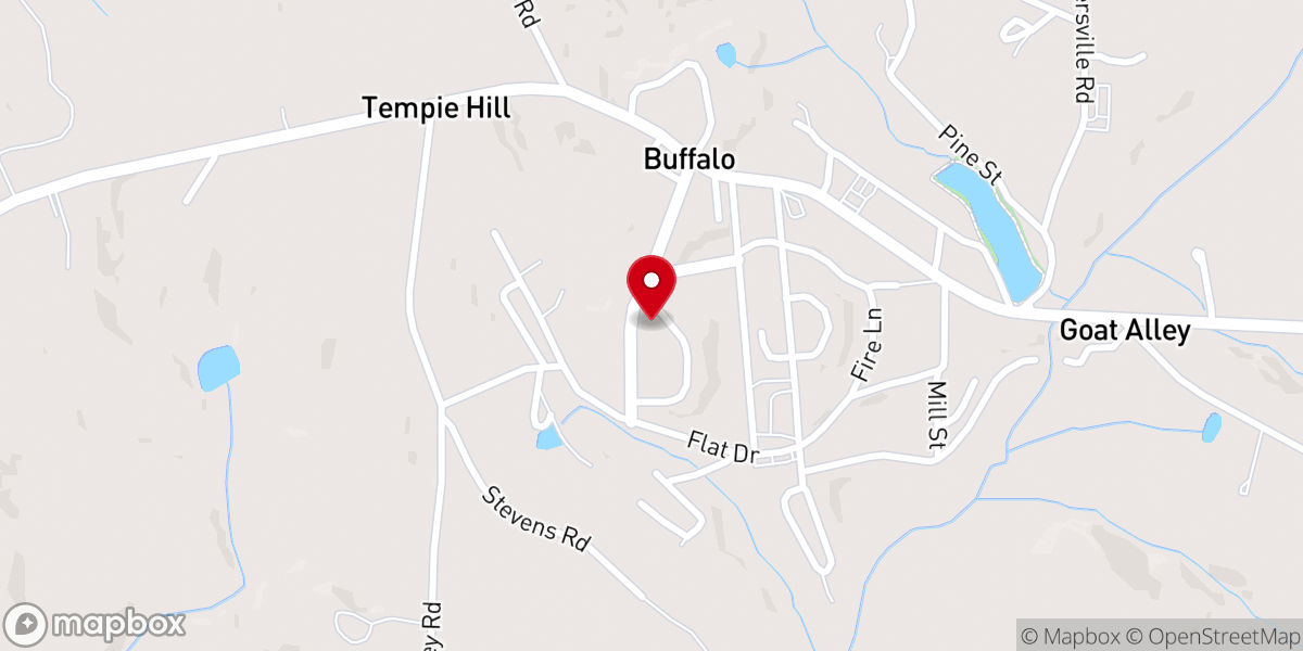 Map showing location of Buffalo Methodist Church GMC