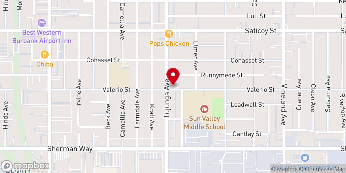 Map showing location of Christian Outreach Armenian Church
