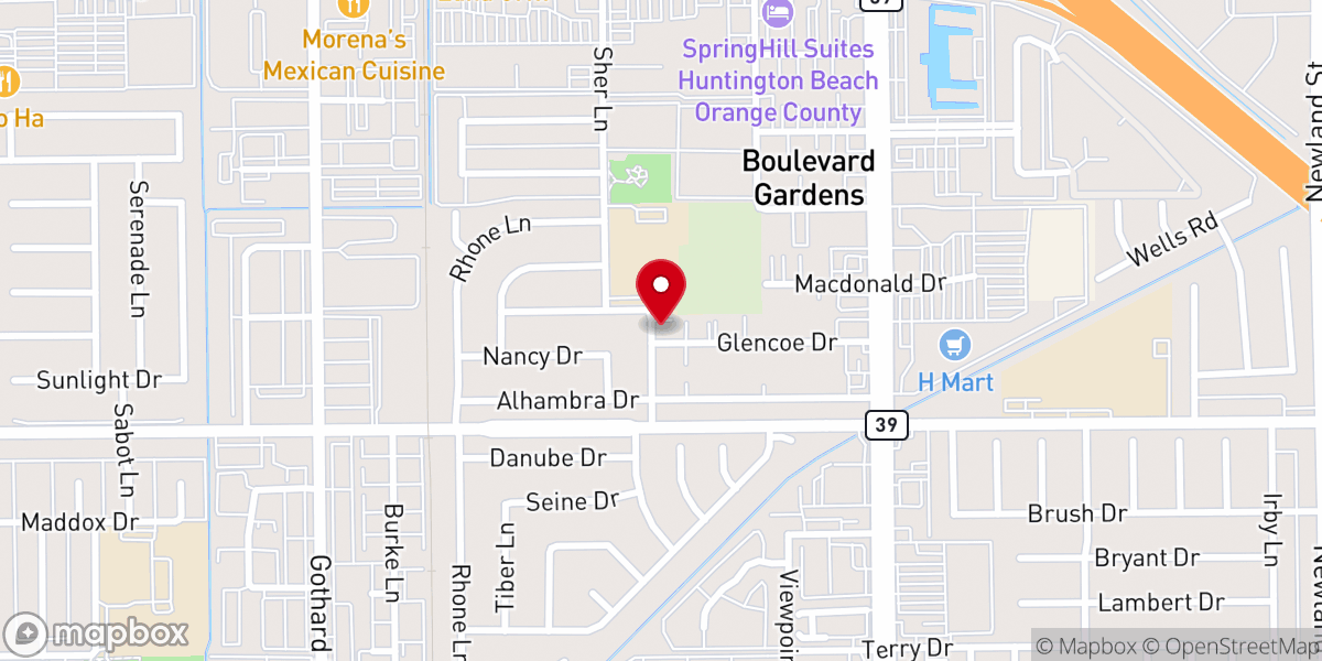 Map showing location of Iglesia Cristiana El Siloe