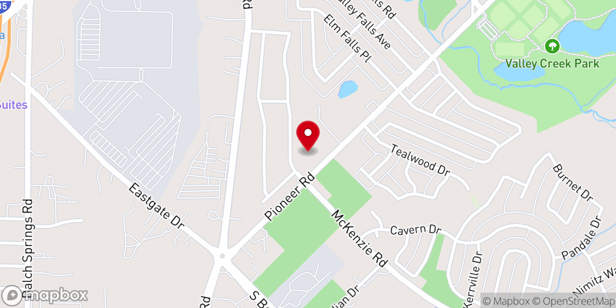 Map showing location of New Beginning Fellowship Church