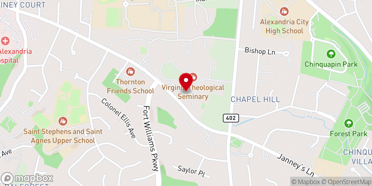 Map showing location of Immanuel Chapel