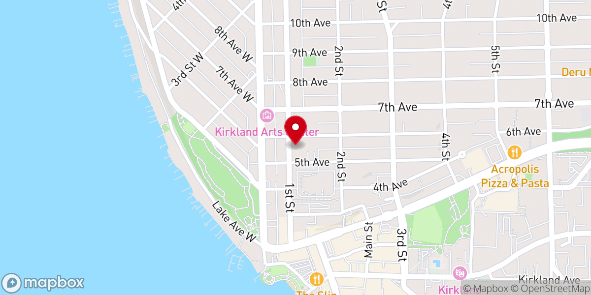 Map showing location of Evergreen Mennonite Church