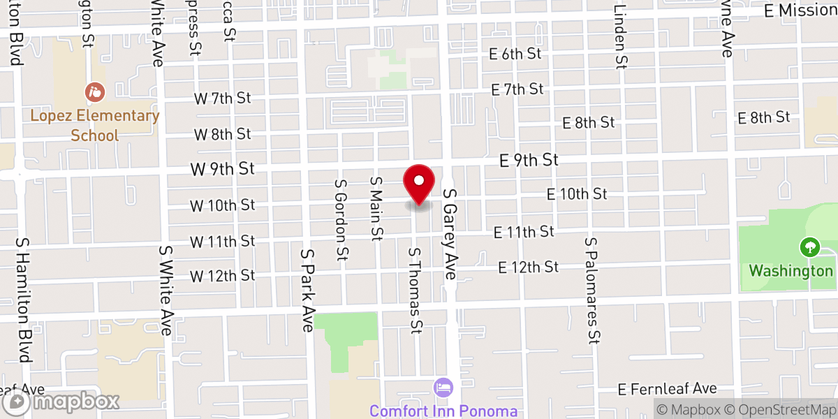 Map showing location of Lighthouse Baptist Church