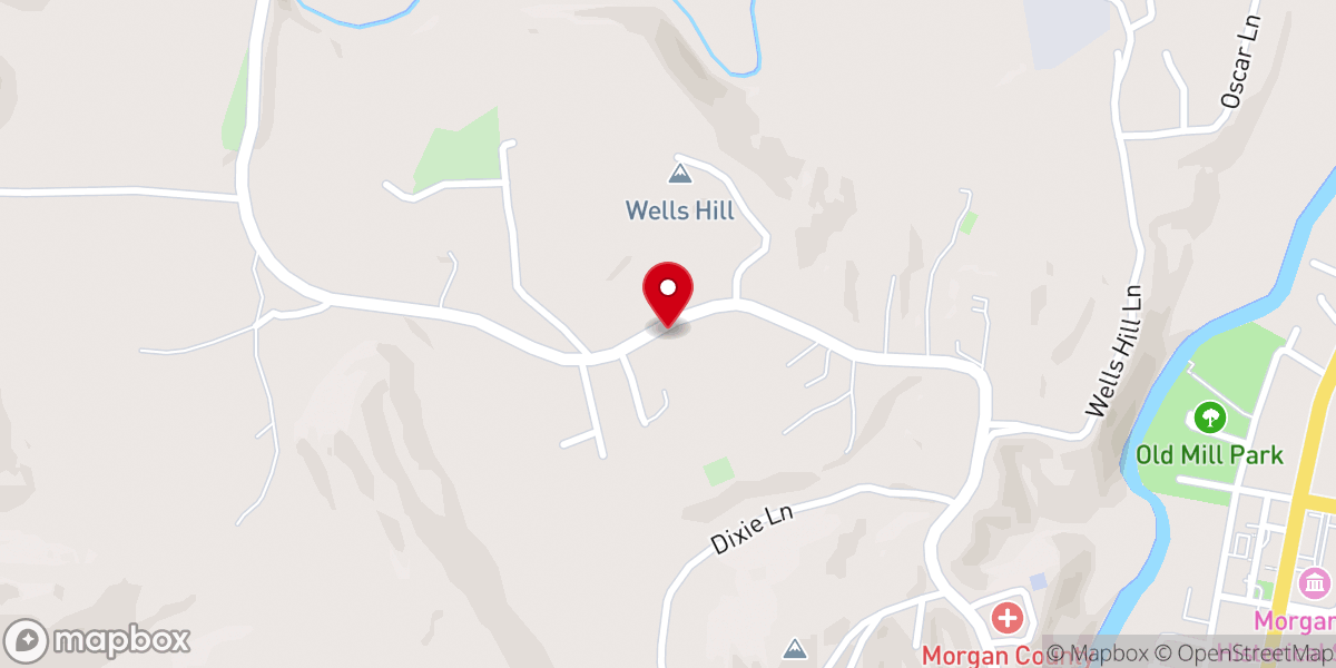 Map showing location of Wells Union Church